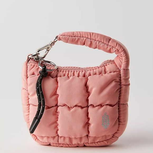 Free people Quilted Micro Pouch (Balletslipper, Pink) - Picture 1 of 6